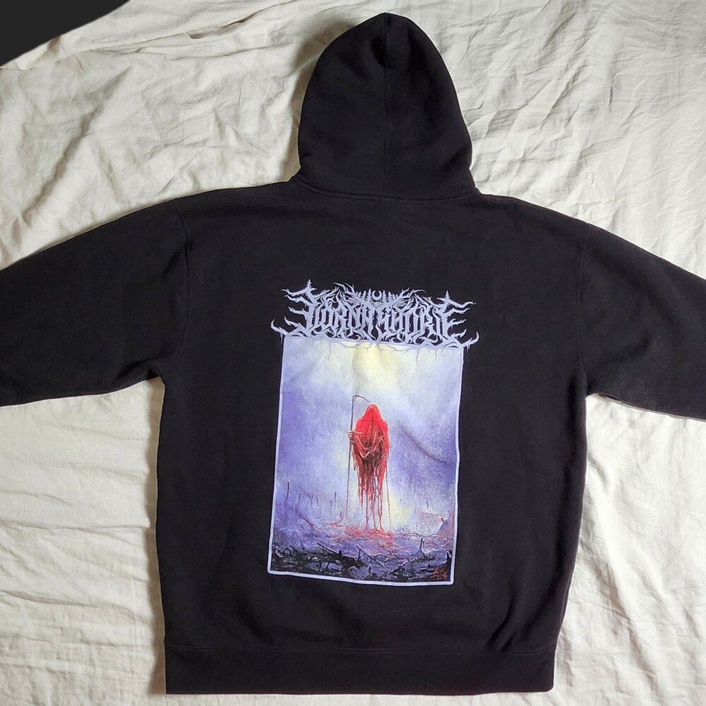 Lorna Shore And I Return to Nothing Hoodie Sweatshirt Black Full Zip Size 2XL